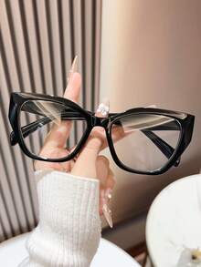 1pc PC (Polycarbonate) Women's Cat Eye Frame Reading Glasses, Y2K Casual Daily Fashion Essential For Reading And Using Smartphones - White - View 15