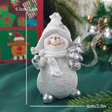 1 pieza Decoración de muñeco de nieve navideño, decoración navideña para el hogar, decoración de habitación, decoraciones navideñas de invierno, regalos navideños, decoración navideña