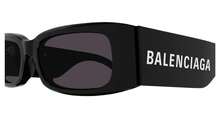 Balenciaga Rectangle Frame Sunglasses - BB0260S - Black And White Sunglasses | Fall Fashion | Women Sunglasses - 黑色 - 查看 3