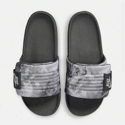 Nike 男鞋新款一字拖沙灘耐磨魔鬼氈休閒運動拖鞋