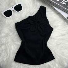 Flower Blouse For Girls, Blogger, Mini Diva Summer - Kit 3 Red/White/Black - View 3