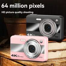 Digital Camera, 48MP FHD 4K Camera For Kids With Point And Shoot Digital Camera For Teens With 16X Zoom, Portable Kids Camera Gifts For Girls Boys Student Children