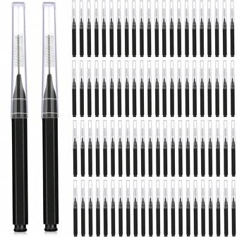 50pcs Braces Brush For Cleaner Interdental Brush Toothpick Dental Tooth Flossing Head Oral Dental Hygiene Flosser Tooth Cleaning Tool Black Colors