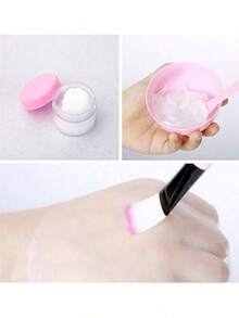 11Pcs DIY Face Mask Tool Set, Pink Facial Mask Making Kit With Mixing Bowl, Brushes, Spray Bottle, Spatula, Measuring Spoons & Cleansing Pads For Home Spa Skin Care - Baby Pink - View 8