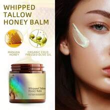 Bálsamo de sebo de res y miel batida - Humectante para piel, rostro, labios, Body - Natural, sin perfume, cuidado de la piel con miel de manuka - Con aroma a cítricos - Óxido marrón - Ver 5