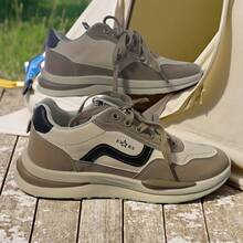 Herren Neue Mode Schuhe, rutschfeste bequeme Schnürschuhe, geeignet für alle Jahreszeiten Straßengehen, Reisen, Lässig, Outdoor, Straßenlauf, Sport