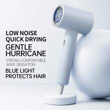 OBOVAY 1 件便携式负离子吹风机 1750-2100W 快速干燥专业旅行负离子护发 - 英規插(220-240V) - 查看 6