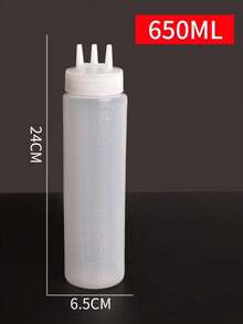 1/2pcs Three Hole Squeeze Bottle For Sauce, Salad Dressing, Kitchen Tool For Baking And Cooking - Multicolor - View 13
