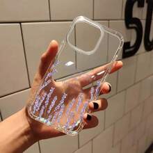 Teléfono Púrpura Cristo Citas Estéticas Minimalista Agujero Grande Transparente 17 16 15 14 13 12 Pro/17 16 15 14 Plus 13 12 11 Pro/X/Xs A Prueba de Golpes Duro Unisex Vacaciones Cumpleaños - transparente - Ver 2