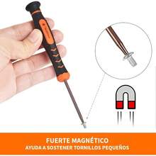 Timotech Juego de 10 Desaramdores, Juego de Destornilladores Torx T2-T15, Detornilladores Magnéticos de  Torx Pequeños T2 T3 T4 T5 T6 T7 T8 T9 T10 T15, Herramientas Estrella para , PS3 - 1 - Ver 4