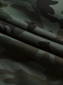 2 Pieces Of Men's Camouflage Loose Hooded Fleece Sweatshirts And Casual Sports Camouflage Patterned Trousers, Suitable For Autumn And Winter, Ideal For Gyms, Running, Streetwear Or Outdoor Activities, Hip-Hop Wear,The Size Is A Bit Small. It Is Recommended To Choose A Larger Size. - xanh quân đội - Xem 6