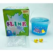 Crunchy Blue Fishbowl Bead Slime, Super Soft Non-Sticky, Party Favor Stocking Stuffer For Kids JFGM - 1 gói - Xem 2