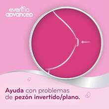 Advanced by Evenflo Pezoneras de silicón para la lactancia, 2 piezas con estuche, Lactancia, MEX., 2 count, 1 - Pezoneras - Ver 10