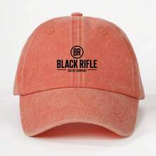 Suitable For Men And Women Interesting Hat Black Rifle Coffee Company Logo Print Patterned Hat - 橘色 - 查看 2