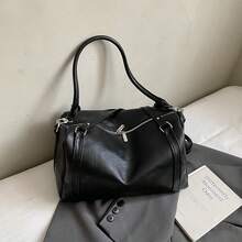 Nueva bolsa de hombro simple, bolsa con forma de almohada de moda, bolso de gran capacidad tipo Boston para viajes de negocios y transporte