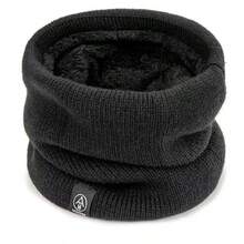 1 pezzo Scaldacollo invernale in pile doppio strato, caldo e spesso, sciarpa riscaldante unisex colorblock alla moda per esterni