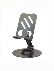 1pc / Mini Mobile Phone Holder, 360 Degrees Rotating Metal, Suitable For Mobiles, Angle Height Adjustable Phone Stand, Designing For Office Work, Watching Dramas And TV, Online Classes, Universal For Mobile Phones