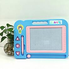 1 prancheta colorida para desenho e escrita - Uma ferramenta divertida para aprender a desenhar, prancheta, bloco de desenho para rabiscos, prancheta pequena para escrever, prancheta para presente, prática de caligrafia. Elementos aleatórios de desenho animado na prancheta, o melhor presente para o Natal e outros feriados.