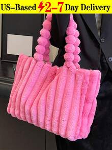 Large Capacity Plush Tote Bag, Shoulder Bag, Women's Fashion Handbag & Satchel Purse For Winter Fluffy Shoulder Bag,New Autumn And Winter Women Bag, Best Fall Purse, New Arrival Fur Purse Faux Fur Tote Bag Fluffy Satchel Handbags For Women, Mom, Friend, Bridesmaids Burgundy Fluffy Handbag, Women Shoulder Tote Bag, Perfectly Matching With Fall Outfits Womenfall Clothes For Women Women Bag Plush Underarm Bags Fashion Handbag And Purse Autumn Winter Armpit Bags Dating Handbag  Fluffy Crossbody Bag, Adorable Clutch Bag, Stylish And Versatile,Accommodates Mobile Phone And Wallet, Autumn/Winter Handbag,Essential For Daily Commutes And Dates This  Is Suitable For Young Girls For Their Birthday, Prom And Graduation And Also A Lovely Gift For Friends, Mother, Lover On Special Days Such As Valentine's Day, Christmas, Anniversaries.Can Be Used As Thanksgiving, Halloween,Christmas Gift. - Nhiều màu - Xem 13