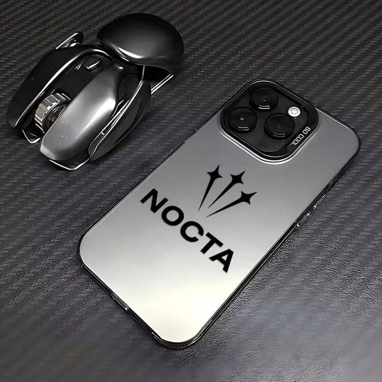Funda de teléfono N-NOCTA moderna y elegante para iPhone 17 16e 16 15 14 13 12 11 Mini Pro Max Air X XR XSMAX 8 7 Plus, cubierta trasera mate anti-caída - Mezcla de colores - Añade 2