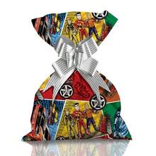 50 Metallic Gift Bags 25x35cm For Children - Racer Team - View 2