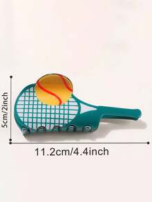 1 Peça Clipe de Cabelo em Formato de Bola de Tênis, Garra de Tubarão, Garra Esportiva, Clipe de Cabelo, Suporte de Rabo de Cavalo para Uso Diário por Mulheres, Acessórios de Cabelo Elegantes, Clipe de Cabelo Elegante, Presilha de Cabelo de Inverno