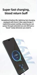 HONOR X60 Pro 5G Smartphone, 12+256GB Memoria Grande, Procesador Snapdragon 6 Gen1, Batería Grande de 6600mAh, Carga Rápida Super de 66W, Cámara Principal de 100MP, Dual SIM, Versión China Compatible con Inglés y Chino - Tian Haiqing - Ver 7