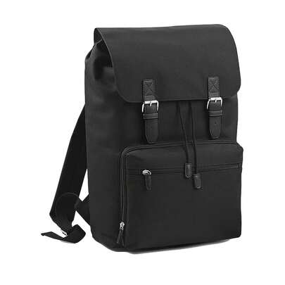 Babybugz Heritage Laptop Backpack Bag (Up To 17inch Laptop) (Black/Black)