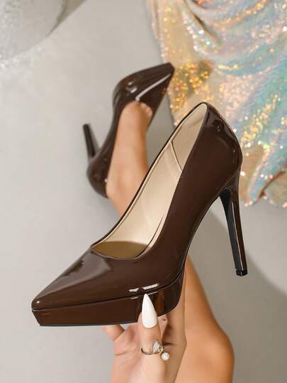 أحذية نسائية كاجوال ذات كعب عالي وكعب منخفض مقاومة للماء وذات منصة