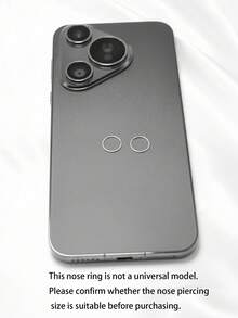 2pcs 8mm Pure Silver Nose Ring Cartilage Hoop Earrings Lip Piercing Jewelry, 22G*0.65mm - Yellow Gold - View 9