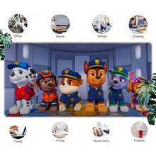 1pc  Cartoon Large Mouse Pad - Vibrant Pups Designs With Colorful Scenes, Durable Desk Mat For Keyboard & Mouse, Perfect For Kids,  Fans, Gamers, And Office Use, Mouse Pads For Desk