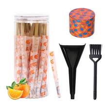 48pcs Fruit-Flavored Flavored Cones,Slow Burning,Fruit-Patterned Metal Grinder,Filler,Small Brush,Smoking Stuff,Easy To Use,Party Supplies, Gifts For Friends. - 彩色 - 查看 7