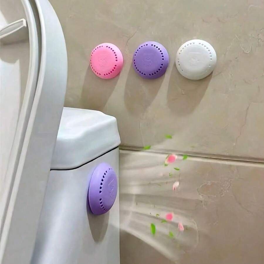 Long-Lasting Scented Air Freshener, Deodorizer, Solid Air Freshener, With An Extra Outer Shell - Aromatic Solid Deodorizing Discs,For Enhanced Freshness In Bathrooms, Bedrooms, Cars, And Home, Ideal For Wardrobe And Toilet Odor Elimination,Kitchen, Bathroom, Home, Household Supplies - Nhiều màu - Xem 1