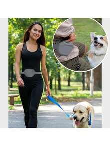 Sac de taille en silicone pour le dressage de chien, sac portable pour la nourriture du chien, sac d'alimentation pour le dressage de chien en extérieur, ceinture portable pour animaux de compagnie