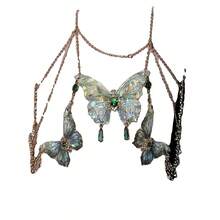 Vintage Super Fairy Green Butterfly Leg Chain Sexy Accessories Women's Thigh Decoration Tassel Body Chain European And American Hot Girl Jewelry - Chuỗi chân bướm phù thủy hàng rào - Xem 5