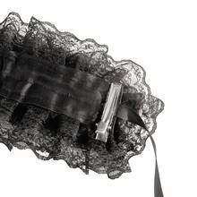 Japanese Lace Headband - Soft Girl Cos Matching, Daily Travel Private Clothes Matching Headdress, Cute Girl Style Headdress. - 黑色 - 查看 4