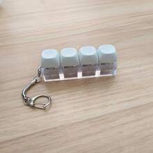 Creative Keyboard Pendant - Cartoon Accessories Bag Keychain Gift Set, Party Favors - Kiểu A - Xem 6