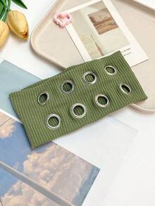 1件装女士金属发箍，休闲运动朋克风发箍，日常运动发饰，夏季沙滩发带 - 彩色 - 查看 6