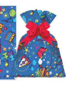 50 Metallic Gift Bags 25x35cm For Children - Toys - View 3