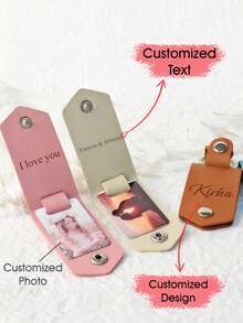 Personalized Leather Graduation Keychain - Custom Name Graduation Keyring, Unique Gift For Graduates, Perfect College Graduation Gift For Her, Class Of 2025 - Metal Cap With Bachelor Hat Design, Ideal For Celebrating Achievements And Milestones, Thoughtful Keepsake For Graduation Season, Memorable Gift For New Graduates, Customizable Leather Keychain For Lasting Memories - Multicolor - View 8