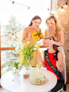 1Pc Custom Text Satin Ribbon, Personalized Quote Sash, Customized Birthday Sash, Customizable Bachelorette Sash,Ideal Gifts For Him, Ideal Gifts For Her Graduation