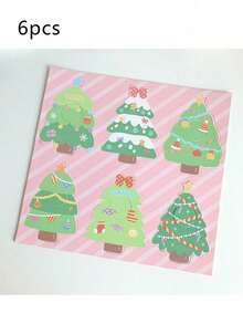 6/30 szt. świątecznych kartek okolicznościowych z lizakami i inspirującymi cytatami, dekoracyjne kartki świąteczne, ozdoby świąteczne, piżamy świąteczne, prezenty świąteczne, dekoracje świąteczne - Wielokolorowe - Zobacz 13