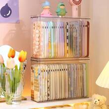 Plastic Phone Case Organizer, Clear Storage Holder Box With Lid For Cell Phone Basic Cases, Multifunctional Phone Case Storage Box For Desk, Cupboard, Cabinethalloween - With Lid-2PCS - View 10