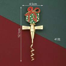 Christmas Red Wine Bottle Opener, Bear & Dog Hat Shaped Wine Opener, Christmas Gift