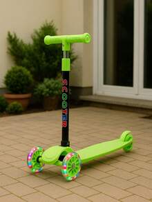 Scooter de 3 Ruedas Plegable, para Principiantes, Fácil de Manejar y Divertido - Azul - Ver 4