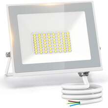 Aigostar Foco LED Exterior 30w,2700LM Foco Proyector LED,IP65 Impermeable,Natural 4000K Luces led exterior, Para Jardín, Patio,Garaje, etc - 30w-4000k - Ver 8