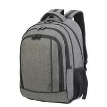 Shugon Frankfurt Classic Laptop Backpack / Rucksack (30 Litres) (Grey Melange) - Grey - View 1