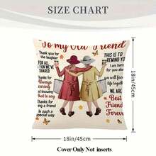 2pcs Plush Decorative Throw Pillow Covers, Double-Sided Printed Cushion Covers, Suitable For Living Room, Sofa, Bedroom, Patio, Car, Office, 18x18 Inches, Pillow Insert Not Included