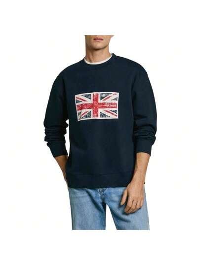 Pepe Jeans Sweater PM582845-594 voor Mannen in kleur Blauw