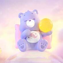 MINISO 爱心熊治愈星球系列盲盒神秘盒动漫手办可爱模型玩具桌面摆件生日礼物 (随机发货，1件)